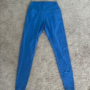 Buffbunny Blue High-Waisted Leggings- Medium